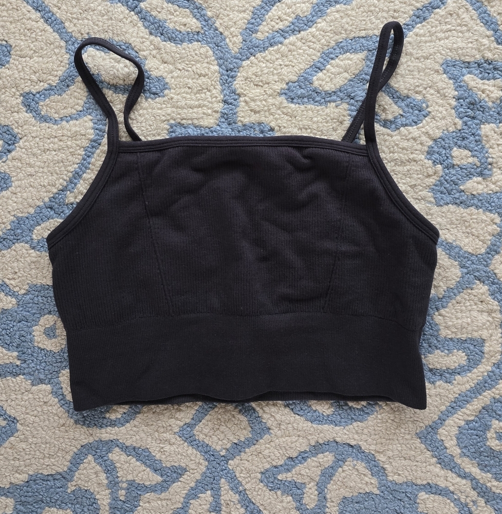 Fabletics Black Crop Top